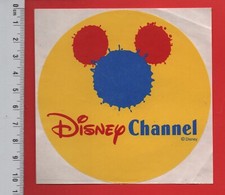 ❤ DISNEY CHANNEL - TV TELEVISION - AUTOCOLLANT VINTAGE ❤
