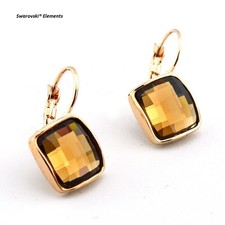 Boucles d'oreilles carrées