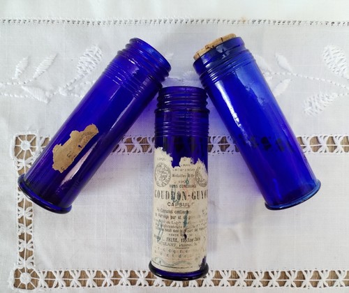 Lot anciens flacons de - anciens,