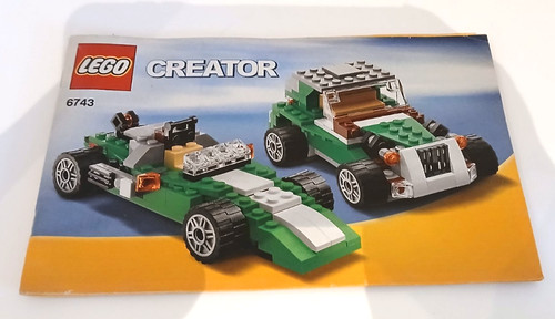 Lego notice seule creator 6743 - lego,