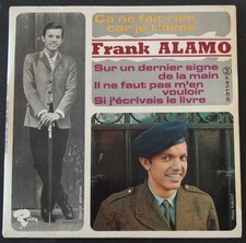 EP Frank Alamo : ça ne fait rien car je t'aime +3  VG/ VG++ 1966