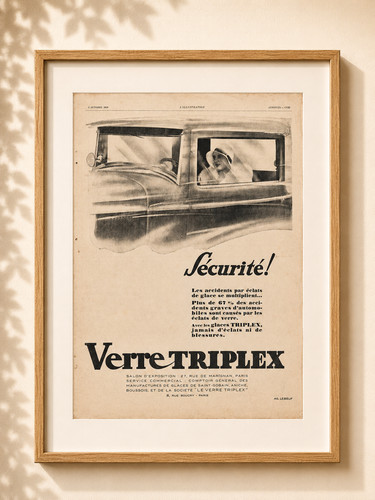 Pub ancienne verre triplex - pub,