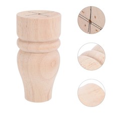  Pieds en bois brut pour
