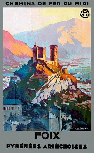 Affiche chemin fer - de, po