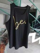 Débardeur Noir Taille 3XL Sans Marque Générique Femme Neuf Sans Étiquette