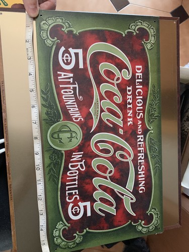 New coca cola - new, metal