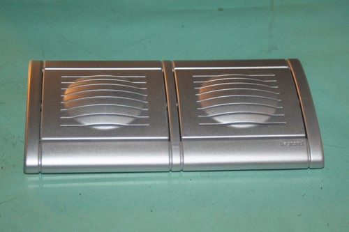 Legrand sagane plaque double - plaque,