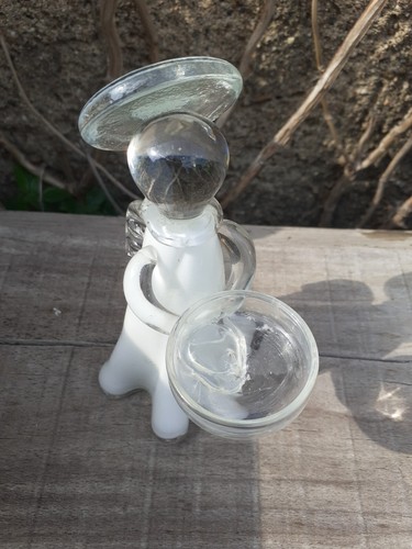 Ange verre bougeoir angelot