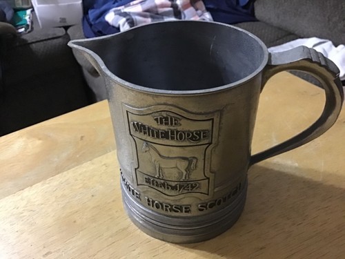The white horse scotch - scotch, pewter