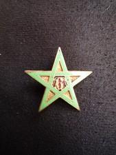 insigne militaire émaillé de chèche du 6 éme régiment de tirailleurs marocains