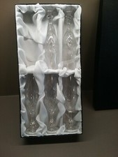 Coffret avec 5 Flutes à Champagne Cristal de Lorraine  Soufflé Bouche ORIA