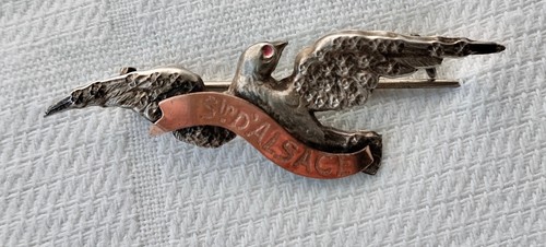 Broche ancienne metal - broche,