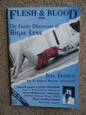 FLESH & BLOOD #9   1997  H.Fenton  Horror/Adult Cinema  Jess Franco, Lynch, Luna