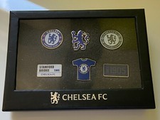 RARE 6 PINS Pin's FOOTBALL COFFRET CHELSEA FC STAMFORD BRIDGE SW6 PREMIER LEAGUE