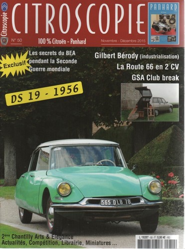 Citroscopie citroen 19 - 50, ds