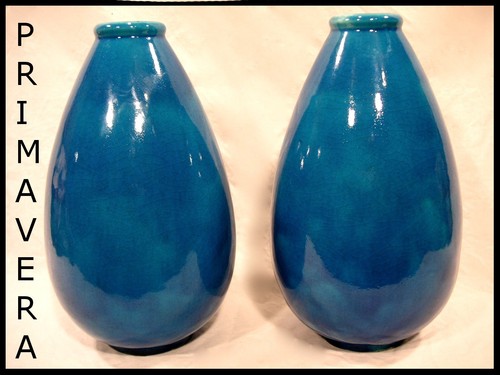 Paire vases ceramique - de,