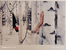 HERMES vintage Clothes Print Ad !! " Bag and Bracelet for Women "