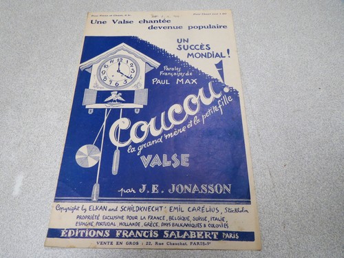 Partition chanson musique - de,