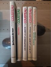 Cousteau : fortunes de mer, pieuvres, dauphins, coraux, saumons, 5 livres