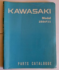 KAWASAKI  F11 250 1972,PARTS CATALOGUE D EPOQUE  TRES BON ETAT