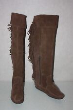 MINNETONKA Bottes Genoux Daim