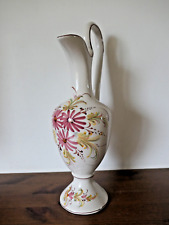 Aiguière verseuse ancienne en céramique style Quimper Charolles