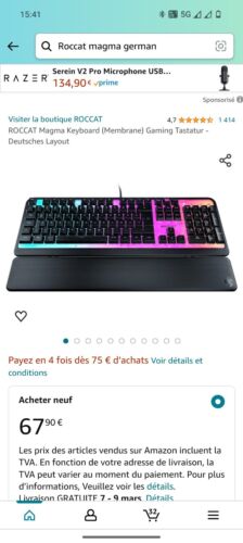 Roccat magma clavier jeu - clavier,