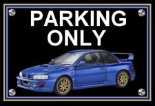 plaque " PARKING ONLY SUBARU