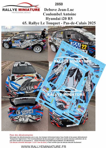 Decals ref 2850 hyundai - 2850,