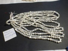 TOP RARE SUR LE MARCHE 413 perles anciennes en nacre véritable sur fils d'origin
