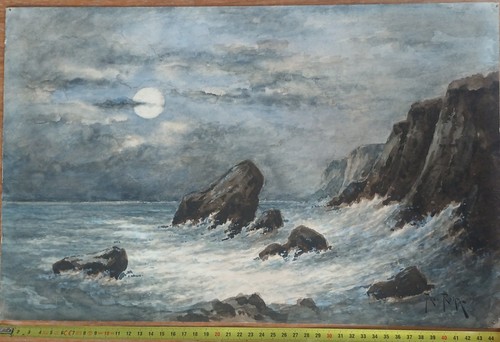Aquarelle marine fred rohr - marine,