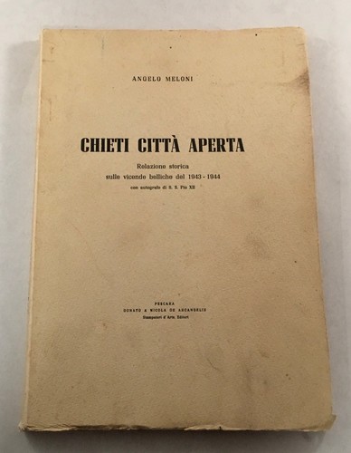 Vintage book angelo meloni - angelo,