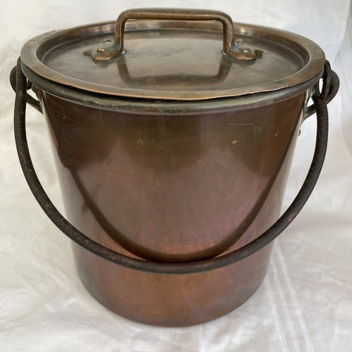 Ancien chaudron pot cuivre - ancien,