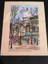 Dessin Aquarelle Montmartre