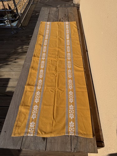 Nappe basque moutarde - nappe,