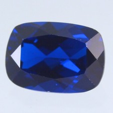 Coussin naturel certifié Royal Montana bleu saphir 8,00 ct superbes pierres p...
