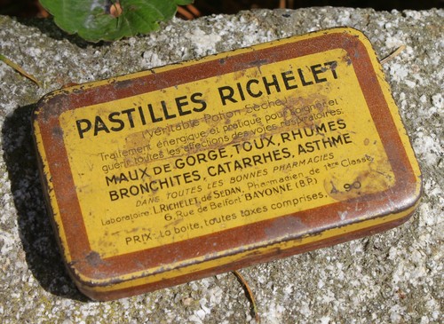 Boîte fer pastilles - boîte, richelet