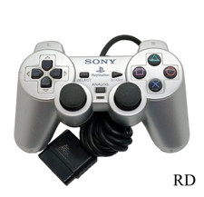 Manette Ps2 Satin Silver Argenté Officielle Sony Controller Argent Playstation 2