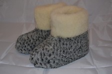 Pantoufles,mules,chaussons,bambosze,Homme 100% Laine Naturel pointure 40 au 46