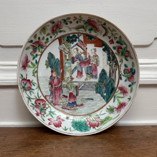 Assiette creuse canton xixe - assiette,
