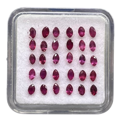 Pièces naturel rubis coupe - 20,