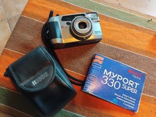 Ricoh MyPort 330 Super 35mm Film Point and Shoot Camera Silver Tested