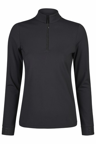 Pikeur women zip shirt black - shirt,
