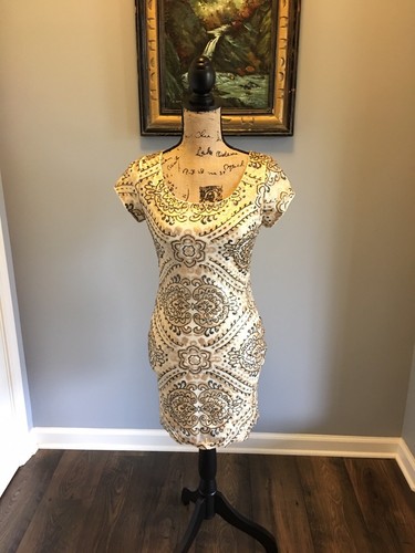 Sequins bandage bodycon dress - bandage,