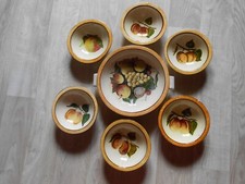 Service à Salade de Fruits VALLAURIS Décor Main