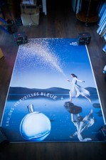 HERMES ✯  YUMI LAMBERT Large French Vintage Advertising Fashion Poster Orig 2017