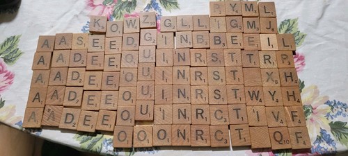 Antique genuine 1950 - genuine, scrabble