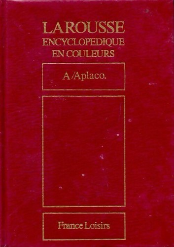 Larousse encyclopédique - , en