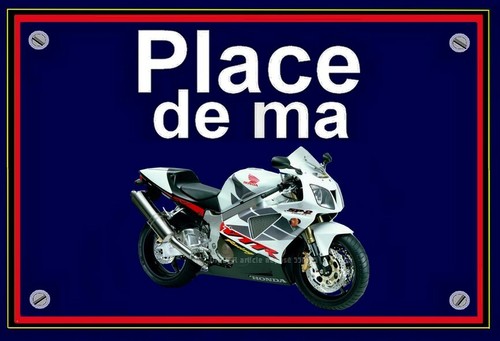 Plaque place ma honda - plaque,