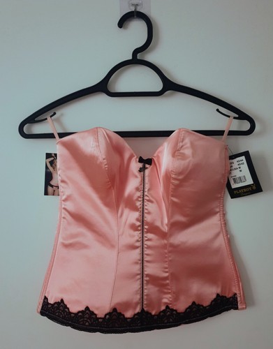 Bustier satin rose - , playboy